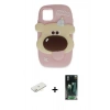 MARSİLYAN™- iPhone 11 Kılıf Akış Yansıma - Siyah 360 Mat Full Body Arka Koruyucu + Renkli Kamera Lens Koruma Cam - SI