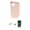 MARSİLYAN™- iPhone 11 Kılıf Akış Yansıma - Siyah 360 Mat Full Body Arka Koruyucu + Renkli Kamera Lens Koruma Cam - SI