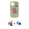 MARSİLYAN™- iPhone 11 Kılıf Akış Yansıma - Siyah 3D Antistatik Cam Ekran Koruyucu + Raze Metal Kamera Lens - SH