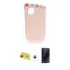 MARSİLYAN™- iPhone 11 Kılıf Akış Yansıma - Siyah 3D Antistatik Hayalet Cam Ekran Koruyucu + Rainbow Kamera Lens Koruma Cam - KI