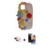 MARSİLYAN™- iPhone 11 Kılıf Akış Yansıma - Siyah 3D Antistatik Mat Seramik Nano Ekran Koruyucu + Pers Alüminyum Kamera Lens - KI