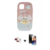 MARSİLYAN™- iPhone 11 Kılıf Akış Yansıma - Siyah 3D Antistatik Mat Seramik Nano Ekran Koruyucu + Pers Alüminyum Kamera Lens - KI