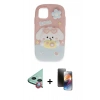 MARSİLYAN™- iPhone 11 Kılıf Akış Yansıma - Siyah 3D Antistatik Mat Seramik Nano Ekran Koruyucu + Raze Metal Kamera Lens - KI