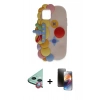 MARSİLYAN™- iPhone 11 Kılıf Akış Yansıma - Siyah 3D Antistatik Mat Seramik Nano Ekran Koruyucu + Raze Metal Kamera Lens - KI