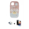 MARSİLYAN™- iPhone 11 Kılıf Akış Yansıma - Siyah 3D Antistatik Mat Seramik Nano Ekran Koruyucu + Pers Alüminyum Kamera Lens - LT