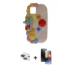 MARSİLYAN™- iPhone 11 Kılıf Akış Yansıma - Siyah 3D Antistatik Mat Seramik Nano Ekran Koruyucu + Pers Alüminyum Kamera Lens - LT