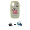 MARSİLYAN™- iPhone 11 Kılıf Akış Yansıma - Siyah 3D Antistatik Seramik Nano Ekran Koruyucu + Kamera Lens Koruma Cam - SF