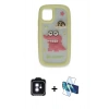 MARSİLYAN™- iPhone 11 Kılıf Akış Yansıma - Siyah 3D Antistatik Seramik Nano Ekran Koruyucu + PVD Metal Kamera Lens - MI
