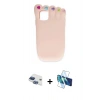 MARSİLYAN™- iPhone 11 Kılıf Akış Yansıma - Siyah 3D Antistatik Seramik Nano Ekran Koruyucu + Pers Alüminyum Kamera Lens - LT