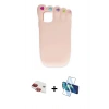 MARSİLYAN™- iPhone 11 Kılıf Akış Yansıma - Siyah 3D Antistatik Seramik Nano Ekran Koruyucu + Pers Alüminyum Kamera Lens - KI