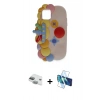 MARSİLYAN™- iPhone 11 Kılıf Akış Yansıma - Siyah 3D Antistatik Seramik Nano Ekran Koruyucu + Pers Alüminyum Kamera Lens - YL