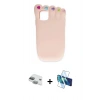 MARSİLYAN™- iPhone 11 Kılıf Akış Yansıma - Siyah 3D Antistatik Seramik Nano Ekran Koruyucu + Pers Alüminyum Kamera Lens - YL
