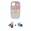 MARSİLYAN™- iPhone 11 Kılıf Akış Yansıma - Siyah 3D Antistatik Seramik Nano Ekran Koruyucu + Raze Metal Kamera Lens - SH
