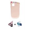 MARSİLYAN™- iPhone 11 Kılıf Akış Yansıma - Siyah 3D Antistatik Seramik Nano Ekran Koruyucu + Raze Metal Kamera Lens - SH
