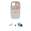 MARSİLYAN™- iPhone 11 Kılıf Akış Yansıma - Siyah 3D Antistatik Seramik Nano Ekran Koruyucu + Renkli Kamera Lens Koruma Cam - TU