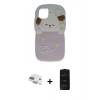 MARSİLYAN™- iPhone 11 Kılıf Akış Yansıma - Siyah 6D Antistatik Mat Seramik Hayalet Nano Ekran Koruyucu + Pers Alüminyum Kamera Lens - GD