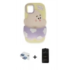 MARSİLYAN™- iPhone 11 Kılıf Akış Yansıma - Siyah 6D Antistatik Mat Seramik Hayalet Nano Ekran Koruyucu + Pers Alüminyum Kamera Lens - GI
