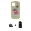 MARSİLYAN™- iPhone 11 Kılıf Akış Yansıma - Siyah 6D Antistatik Mat Seramik Hayalet Nano Ekran Koruyucu + Kamera Lens Koruma Cam - SF