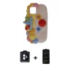 MARSİLYAN™- iPhone 11 Kılıf Akış Yansıma - Siyah 6D Antistatik Mat Seramik Hayalet Nano Ekran Koruyucu + PVD Metal Kamera Lens - MI