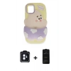MARSİLYAN™- iPhone 11 Kılıf Akış Yansıma - Siyah 6D Antistatik Mat Seramik Hayalet Nano Ekran Koruyucu + PVD Metal Kamera Lens - MI