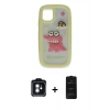 MARSİLYAN™- iPhone 11 Kılıf Akış Yansıma - Siyah 6D Antistatik Mat Seramik Hayalet Nano Ekran Koruyucu + PVD Metal Kamera Lens - MI