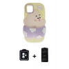 MARSİLYAN™- iPhone 11 Kılıf Akış Yansıma - Siyah 6D Antistatik Mat Seramik Hayalet Nano Ekran Koruyucu + PVD Metal Kamera Lens - YL