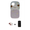 MARSİLYAN™- iPhone 11 Kılıf Akış Yansıma - Siyah 6D Antistatik Mat Seramik Hayalet Nano Ekran Koruyucu + Pers Alüminyum Kamera Lens - KI