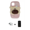 MARSİLYAN™- iPhone 11 Kılıf Akış Yansıma - Siyah 6D Antistatik Mat Seramik Hayalet Nano Ekran Koruyucu + Pers Alüminyum Kamera Lens - YL