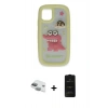 MARSİLYAN™- iPhone 11 Kılıf Akış Yansıma - Siyah 6D Antistatik Mat Seramik Hayalet Nano Ekran Koruyucu + Pers Alüminyum Kamera Lens - YL