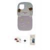 MARSİLYAN™- iPhone 11 Kılıf Akış Yansıma - Siyah 6D Mat Seramik Hayalet Nano Ekran Koruyucu + Pers Alüminyum Kamera Lens - KI