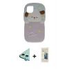 MARSİLYAN™- iPhone 11 Kılıf Akış Yansıma - Siyah 6D Mat Seramik Hayalet Nano Ekran Koruyucu + Raze Metal Kamera Lens - MI