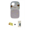 MARSİLYAN™- iPhone 11 Kılıf Akış Yansıma - Siyah 6D Mat Seramik Hayalet Nano Ekran Koruyucu + Rainbow Kamera Lens Koruma Cam - KI