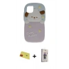 MARSİLYAN™- iPhone 11 Kılıf Akış Yansıma - Siyah Bilvis 3D Cam Ekran Koruyucu + Rainbow Kamera Lens Koruma Cam - KI