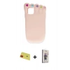 MARSİLYAN™- iPhone 11 Kılıf Akış Yansıma - Siyah Bilvis 3D Cam Ekran Koruyucu + Rainbow Kamera Lens Koruma Cam - KI