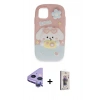 MARSİLYAN™- iPhone 11 Kılıf Akış Yansıma - Siyah Bilvis 3D Cam Ekran Koruyucu + Raze Metal Kamera Lens - MR