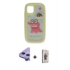 MARSİLYAN™- iPhone 11 Kılıf Akış Yansıma - Siyah Bilvis 3D Cam Ekran Koruyucu + Raze Metal Kamera Lens - MR
