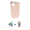 MARSİLYAN™- iPhone 11 Kılıf Akış Yansıma - Siyah Bilvis 3D Cam Ekran Koruyucu + Raze Metal Kamera Lens - MI