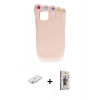 MARSİLYAN™- iPhone 11 Kılıf Akış Yansıma - Siyah Bilvis 3D Cam Ekran Koruyucu + Renkli Kamera Lens Koruma Cam - SI