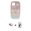 MARSİLYAN™- iPhone 11 Kılıf Akış Yansıma - Siyah Bilvis 3D Mat Cam Ekran Koruyucu + Kırmızı Pers Alüminyum Kamera Lens
