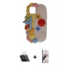 MARSİLYAN™- iPhone 11 Kılıf Akış Yansıma - Siyah Bilvis 3D Mat Cam Ekran Koruyucu + Şeffaf Kamera Lens Koruma Cam