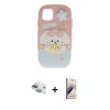 MARSİLYAN™- iPhone 11 Kılıf Akış Yansıma - Siyah Bilvis 3D Mat Cam Ekran Koruyucu + Pers Alüminyum Kamera Lens - YL