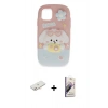 MARSİLYAN™- iPhone 11 Kılıf Akış Yansıma - Siyah Bilvis 3D Mat Cam Ekran Koruyucu + Renkli Kamera Lens Koruma Cam - YL