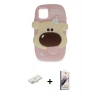 MARSİLYAN™- iPhone 11 Kılıf Akış Yansıma - Siyah Bilvis 3D Mat Cam Ekran Koruyucu + Renkli Kamera Lens Koruma Cam - YL