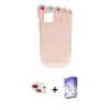 MARSİLYAN™- iPhone 11 Kılıf Akış Yansıma - Siyah Bilvis 5in1 3D Magic Cam Ekran Koruyucu + Pers Alüminyum Kamera Lens - KI