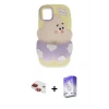MARSİLYAN™- iPhone 11 Kılıf Akış Yansıma - Siyah Bilvis 5in1 3D Magic Cam Ekran Koruyucu + Pers Alüminyum Kamera Lens - KI