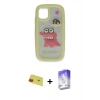 MARSİLYAN™- iPhone 11 Kılıf Akış Yansıma - Siyah Bilvis 5in1 3D Magic Cam Ekran Koruyucu + Rainbow Kamera Lens Koruma Cam - KI