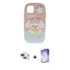 MARSİLYAN™- iPhone 11 Kılıf Akış Yansıma - Siyah Bilvis 5in1 3D Magic Cam Ekran Koruyucu + Lacivert Pers Alüminyum Kamera Lens