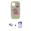 MARSİLYAN™- iPhone 11 Kılıf Akış Yansıma - Siyah Bilvis 5in1 3D Magic Cam Ekran Koruyucu + Lacivert Pers Alüminyum Kamera Lens