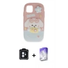 MARSİLYAN™- iPhone 11 Kılıf Akış Yansıma - Siyah Bilvis 5in1 3D Magic Cam Ekran Koruyucu + PVD Metal Kamera Lens - MI