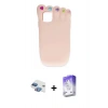 MARSİLYAN™- iPhone 11 Kılıf Akış Yansıma - Siyah Bilvis 5in1 3D Magic Cam Ekran Koruyucu + Pers Alüminyum Kamera Lens - GI